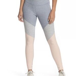 Outdoor Voices Leggings in Gray and Pink